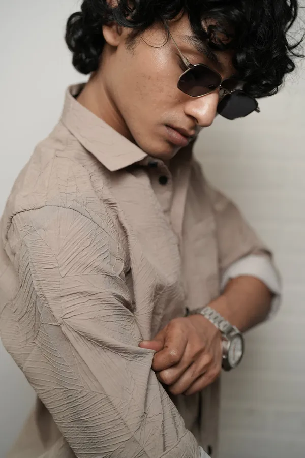 Norway_Beige_Cotton_Solid_Shirt_For_Men