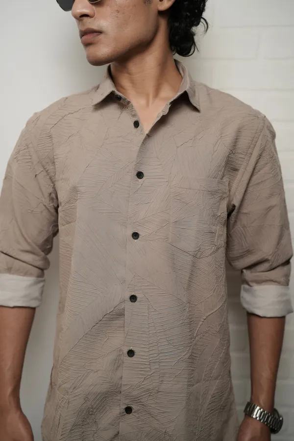 Norway_Beige_Cotton_Solid_Shirt_For_Men