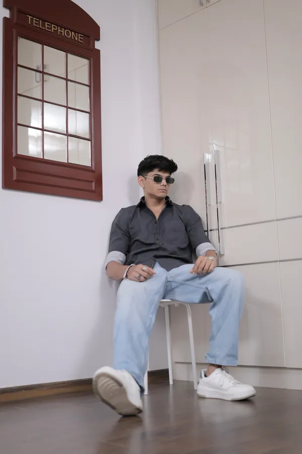 Norway_Grey_Cotton_Solid_Shirt_For_Men