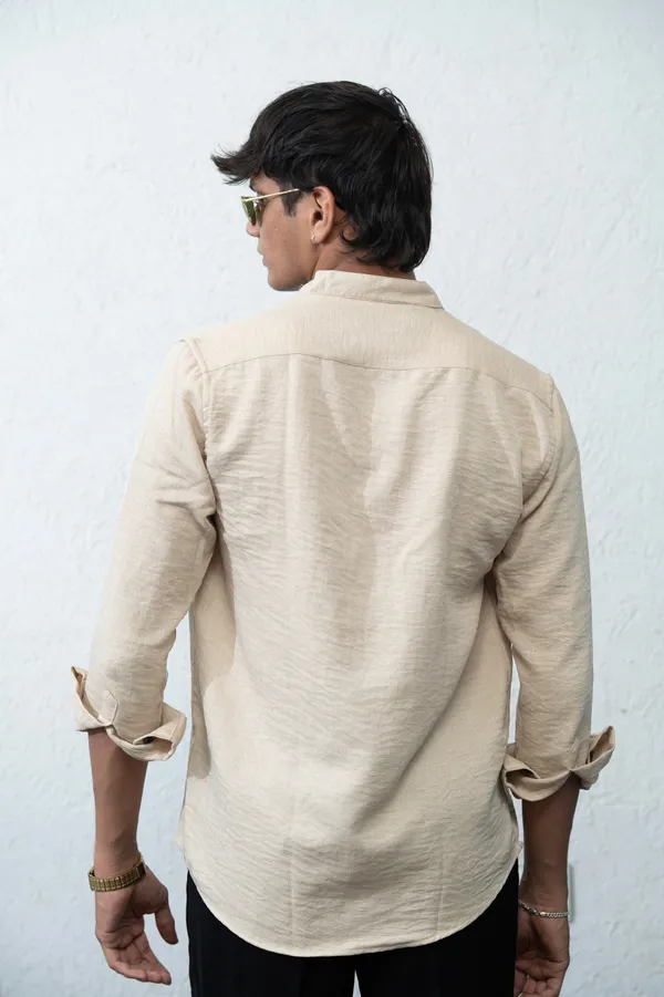 Bali_Beige_Cotton_Solid_Shirt_For_Men