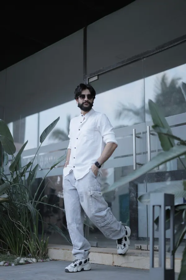 Bali_Fresh_White_Cotton_Solid_Shirt_For_Men