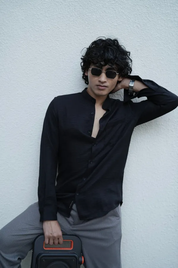Bali_Black_Cotton_Solid_Shirt_For_Men