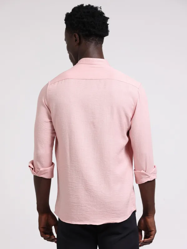 Bali_Pink_Cotton_Solid_Shirt_For_Men