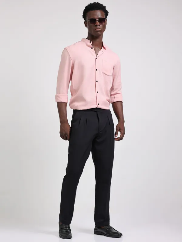 Bali_Pink_Cotton_Solid_Shirt_For_Men