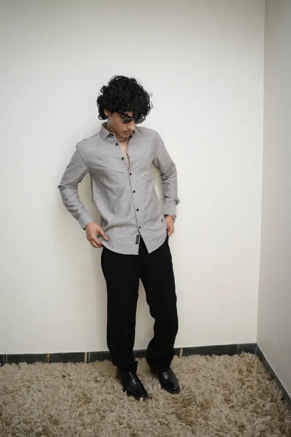 Daegu_Grey_Cotton_Solid_Shirt_For_Men