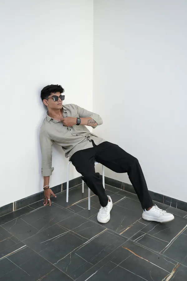 Daegu_Cement_Grey_Cotton_Solid_Shirt_For_Men