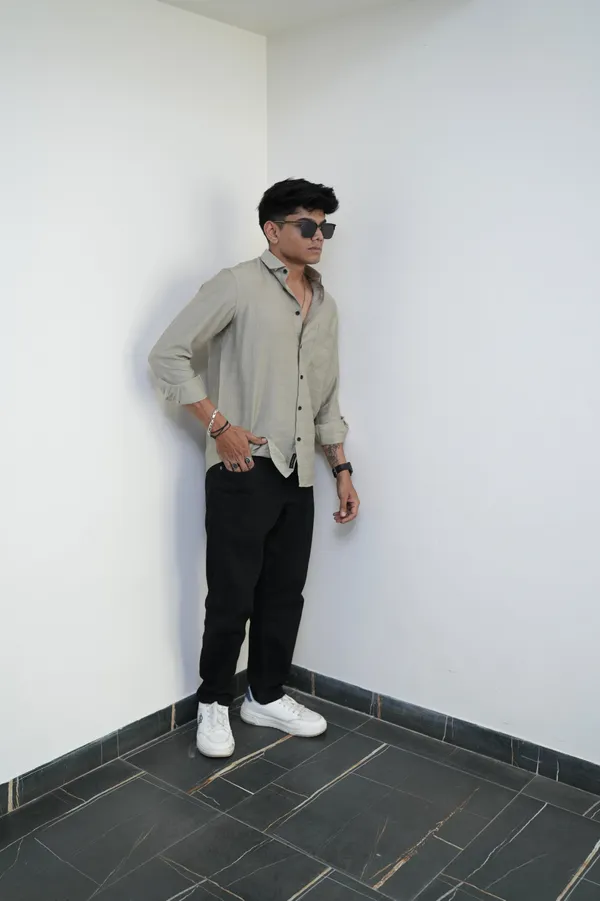 Daegu_Cement_Grey_Cotton_Solid_Shirt_For_Men