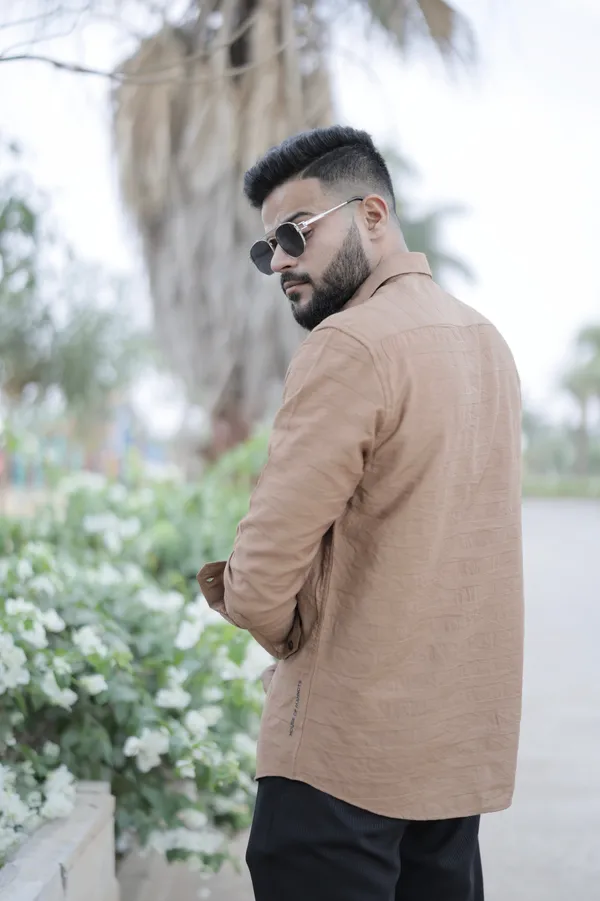 Daegu_Brown_Cotton_Solid_Shirt_For_Men