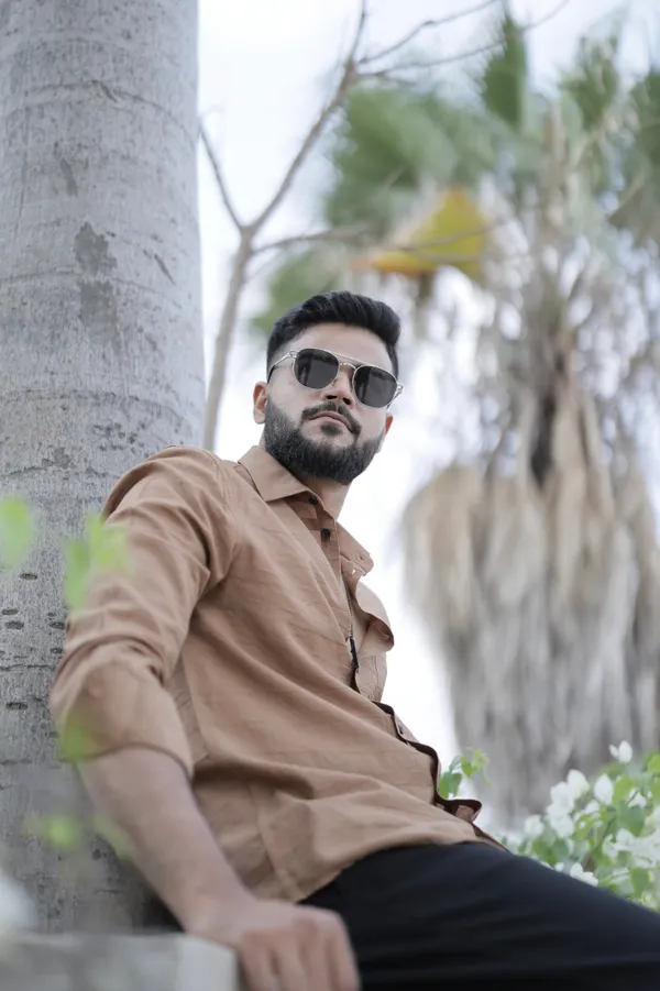 Daegu_Brown_Cotton_Solid_Shirt_For_Men