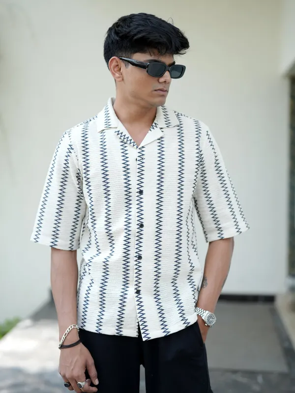 Jamaica_Cotton_Striped_Shirt_For_Men