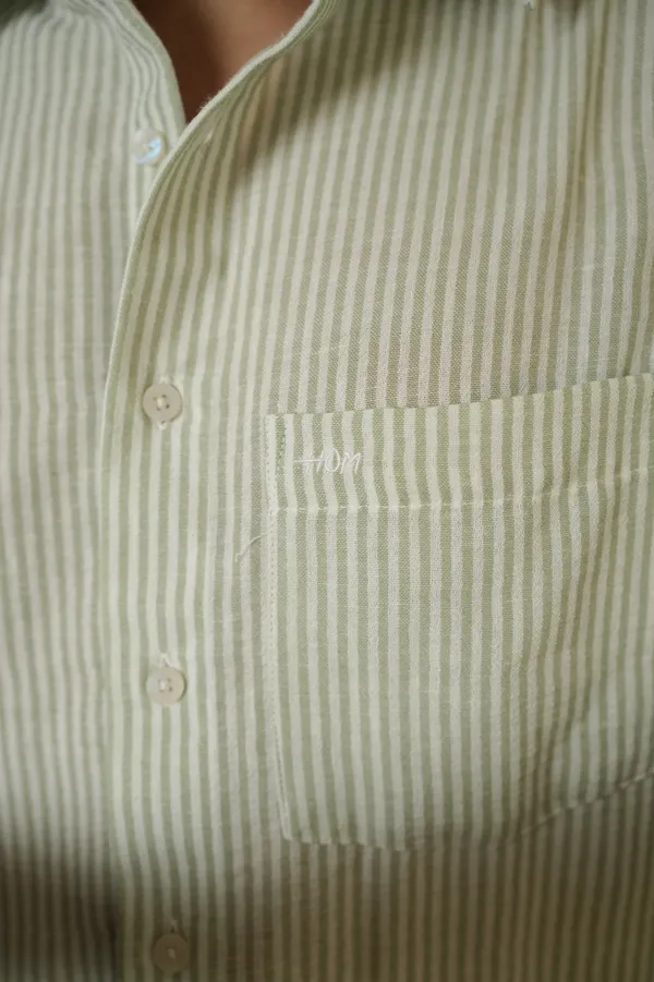 Venice_Light_Lime_Cotton_Striped_Shirt_For_Men