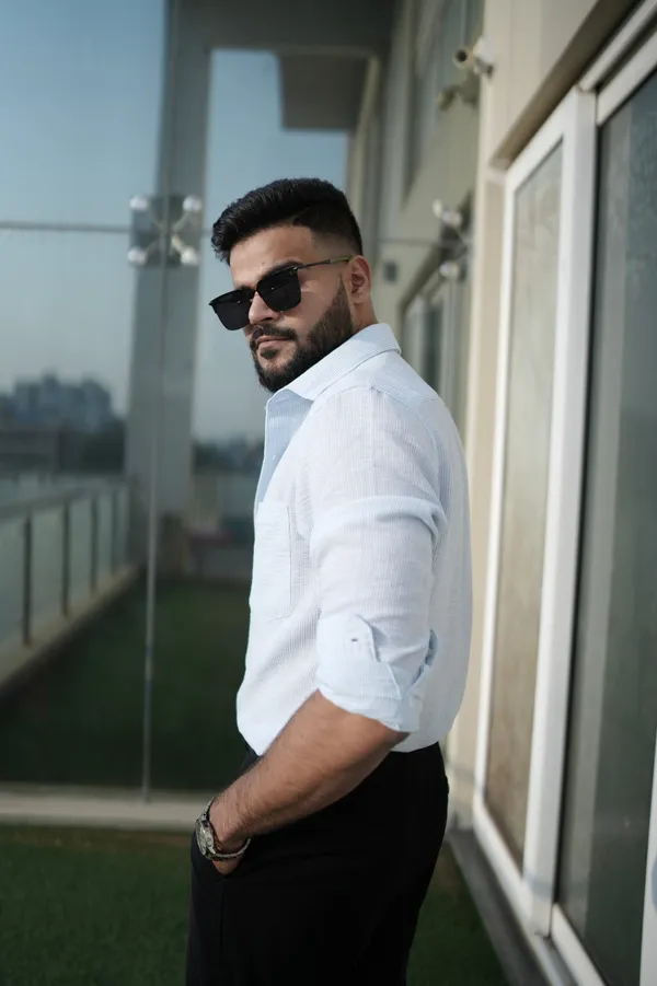 Venice_Powder_Cotton_Striped_Shirt_For_Men