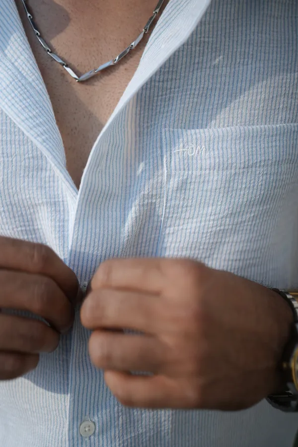 Venice_Powder_Cotton_Striped_Shirt_For_Men