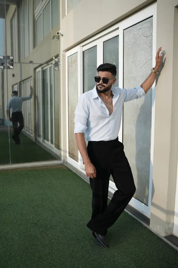 Venice_Powder_Cotton_Striped_Shirt_For_Men