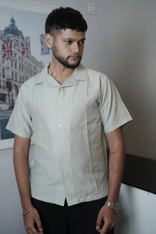 Riga_Pistachio_Cotton_Solid_Shirt_For_Men