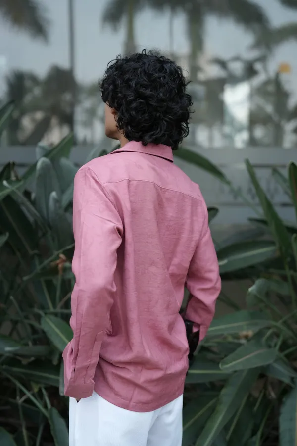 Saudi_Pink_Cotton_Solid_Shirt_For_Men