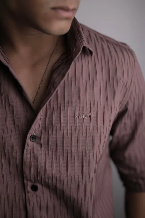 Dubai_Mauve_Textured_Cotton_Solid_Shirt_For_Men
