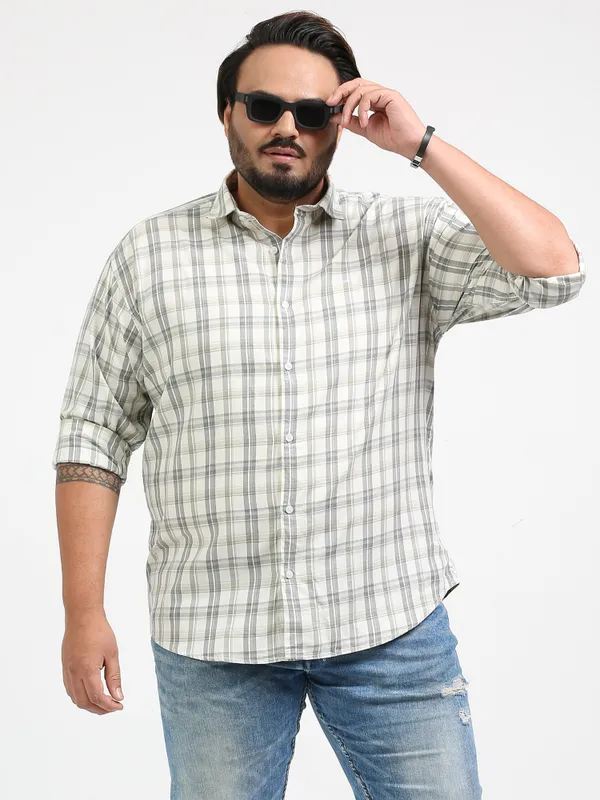 Franciscoo_Merino_Cotton_Plus_Size_Checks_Shirt_For_Men