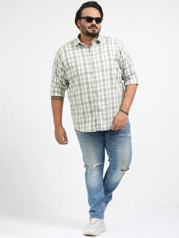 Franciscoo_Merino_Cotton_Plus_Size_Checks_Shirt_For_Men
