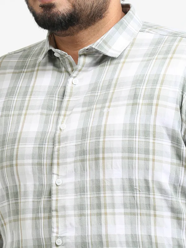 Franciscoo_Grey_Goose_Cotton_Plus_Size_Checks_Shirt_For_Men