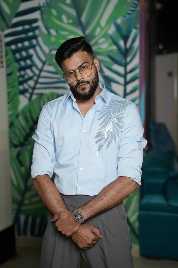 Oslo_Ice_Blue_Cotton_Printed_Shirt_For_Men
