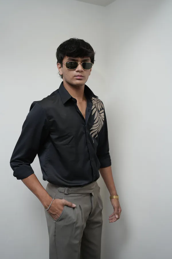 Oslo_Black_Cotton_Printed_Shirt_For_Men