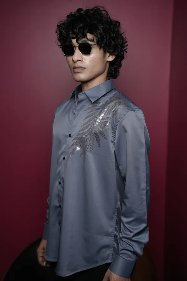 Oslo_Grey_Cotton_Printed_Shirt_For_Men
