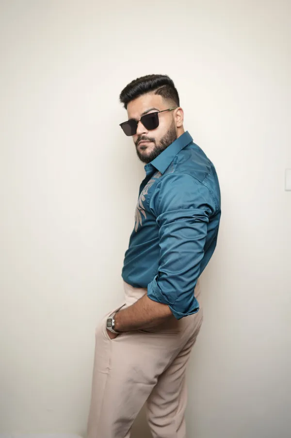 Oslo_Crystal_Teal_Cotton_Printed_Shirt_For_Men