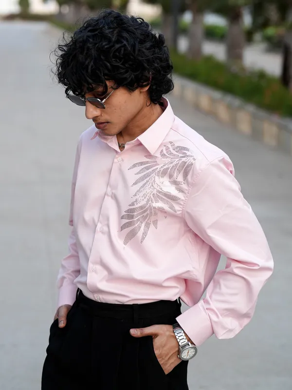 Oslo_Pink_Cotton_Printed_Shirt_For_Men