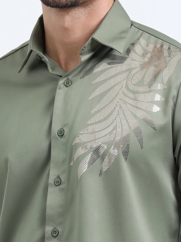 Oslo_Mild_Green_Cotton_Printed_Shirt_For_Men