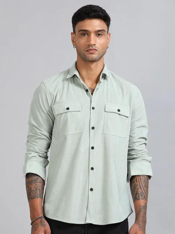 Basel_Pista_Corduroy_Double_Pocket_Shirt_For_Men