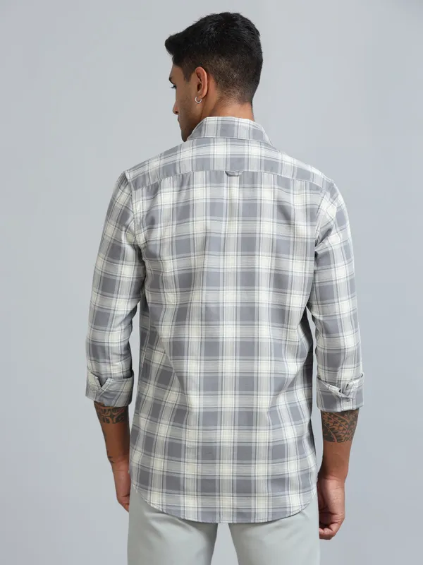 Galway_Grey_Cotton_Checkered_Shirt_For_Men