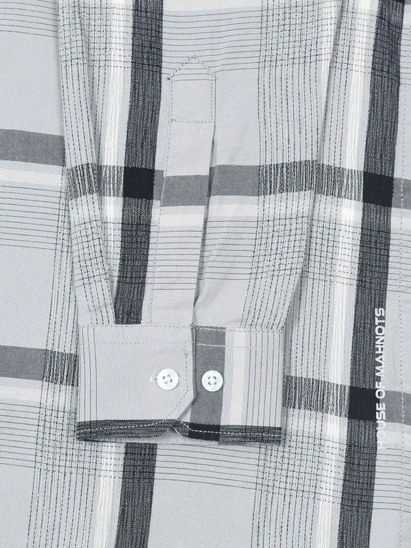 Galway_Quill_Grey_Cotton_Checkered_Shirt_For_Men