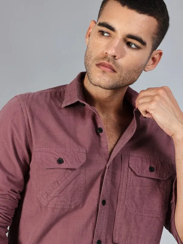 Cordoba_Dusky_Purple_Cotton_Corduroy_Shirt_For_Men