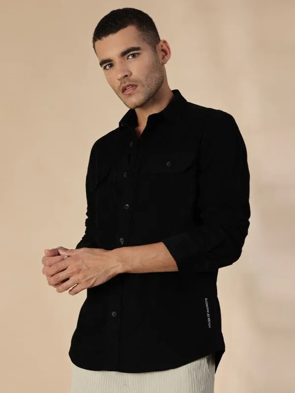 Cordoba_Navy_Cotton_Corduroy_Shirt_For_Men