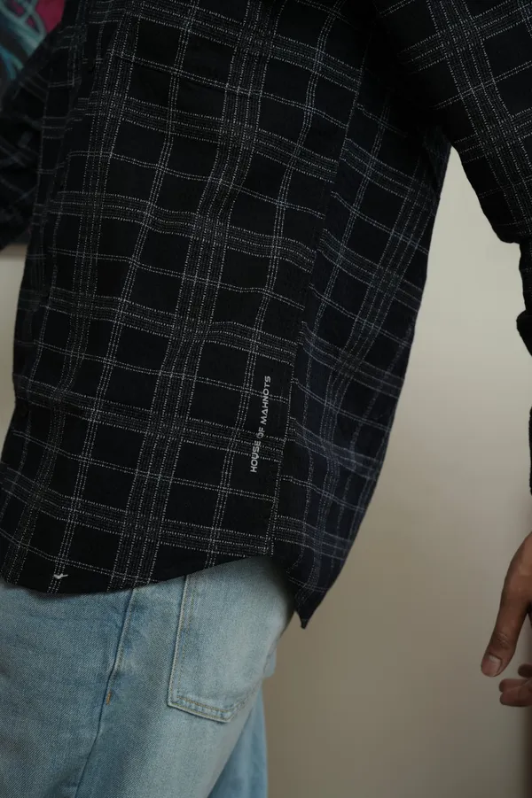 Estonia_Black_Cotton_Checkered_Shirt_For_Men