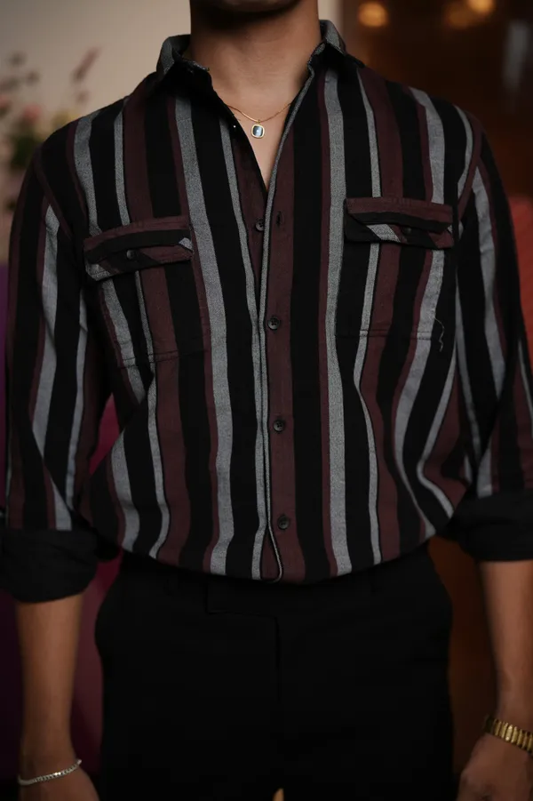 Iceland_Brick_Red_And_Black_Cotton_Striped_Shirt_For_Men
