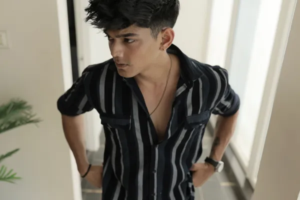 Iceland_Black_Cotton_Striped_Shirt_For_Men