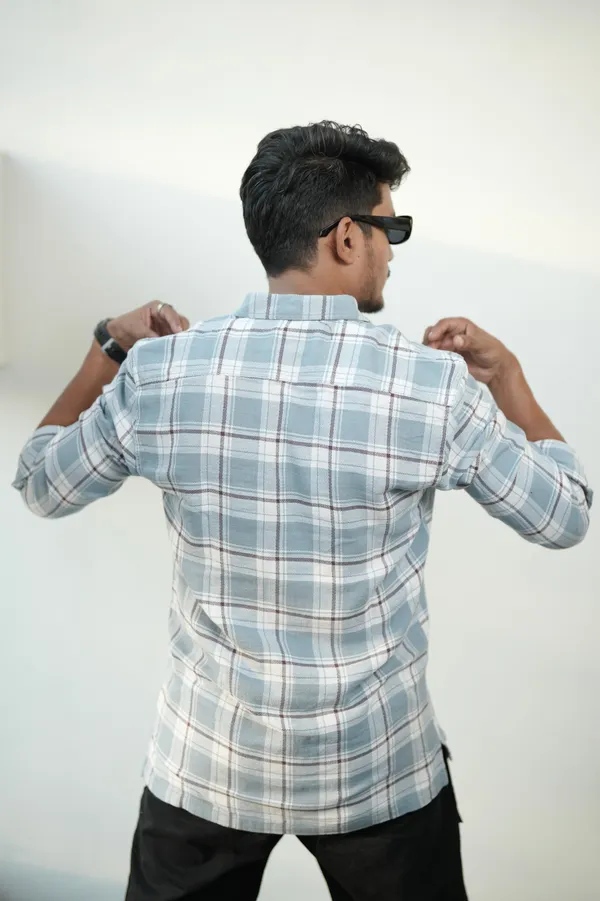 Finland_Light_Grey_Cotton_Checkered_Shirt_For_Men
