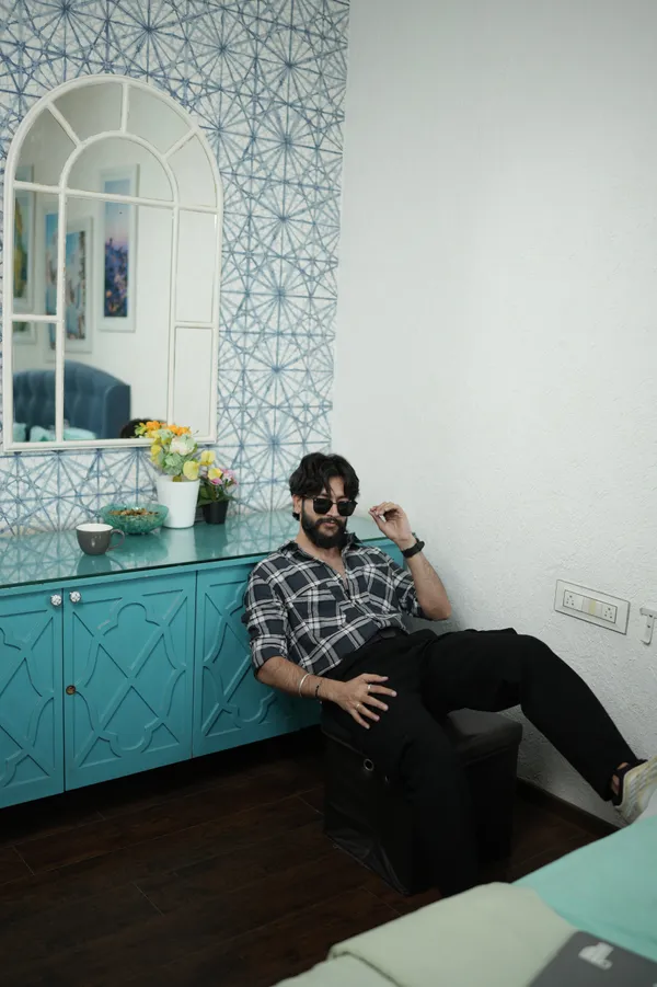 Finland_Dark_Black_Cotton_Checkered_Shirt_For_Men