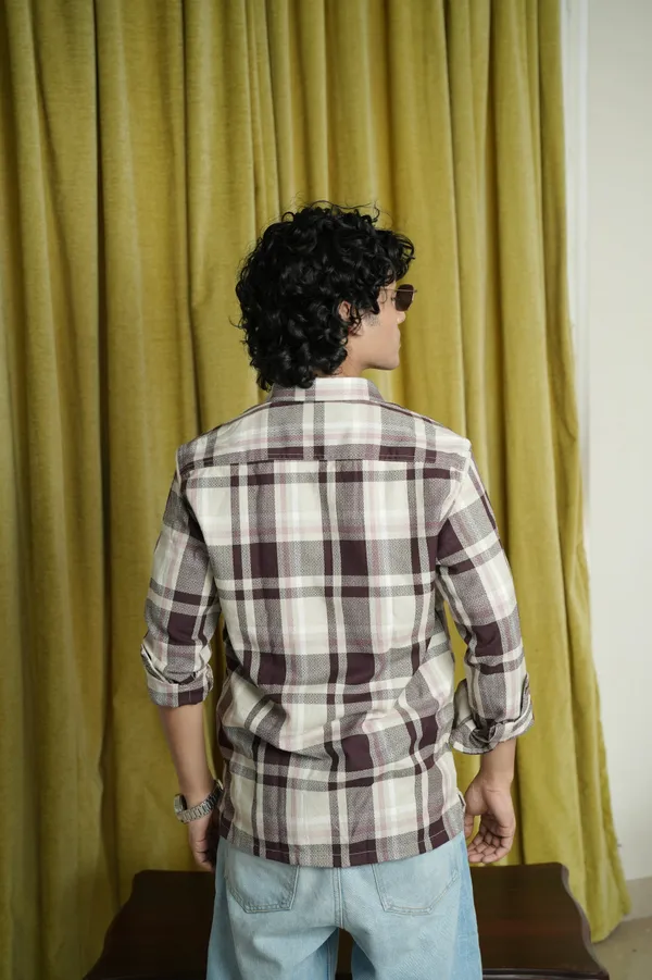 Finland_Brown_Cotton_Checkered_Shirt_For_Men