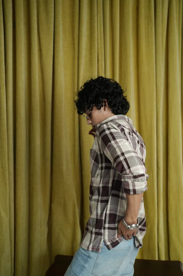 Finland_Brown_Cotton_Checkered_Shirt_For_Men