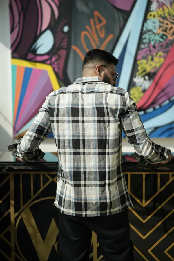 Finland_Beige_And_Black_Cotton_Checkered_Shirt_For_Men