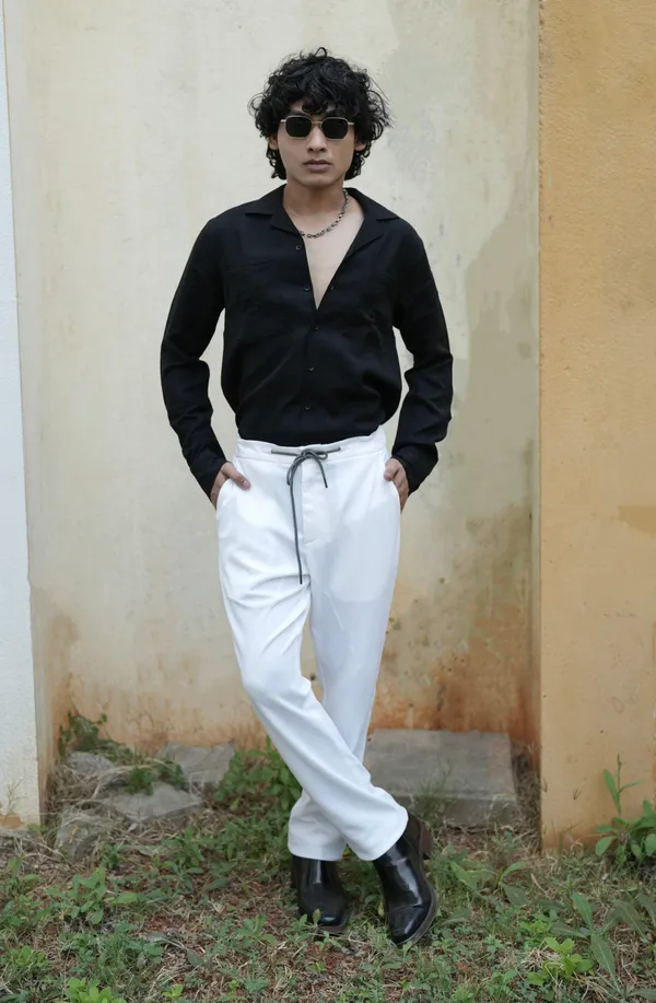 Orion_White_Nylon_Dobby_Trouser_For_Men
