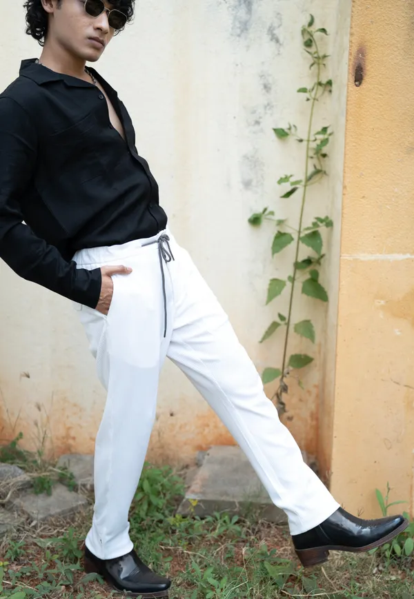 Orion_White_Nylon_Dobby_Trouser_For_Men