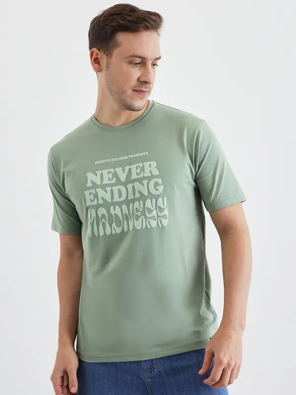 Mint_Cotton_Graphic_Print_T-Shirt_Round_Neck_Half_Sleeves_For_Men