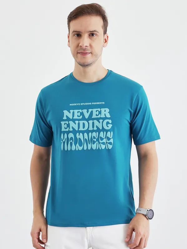 Blue_Cotton_Graphic_Print_T-Shirt__Round_Neck_Half_Sleeves_For_Men