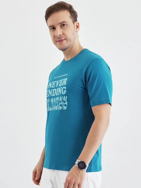 Blue_Cotton_Graphic_Print_T-Shirt__Round_Neck_Half_Sleeves_For_Men