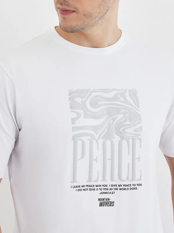 White_Cotton_Round_Neck_Half_Sleeves_T-Shirt_For_Men