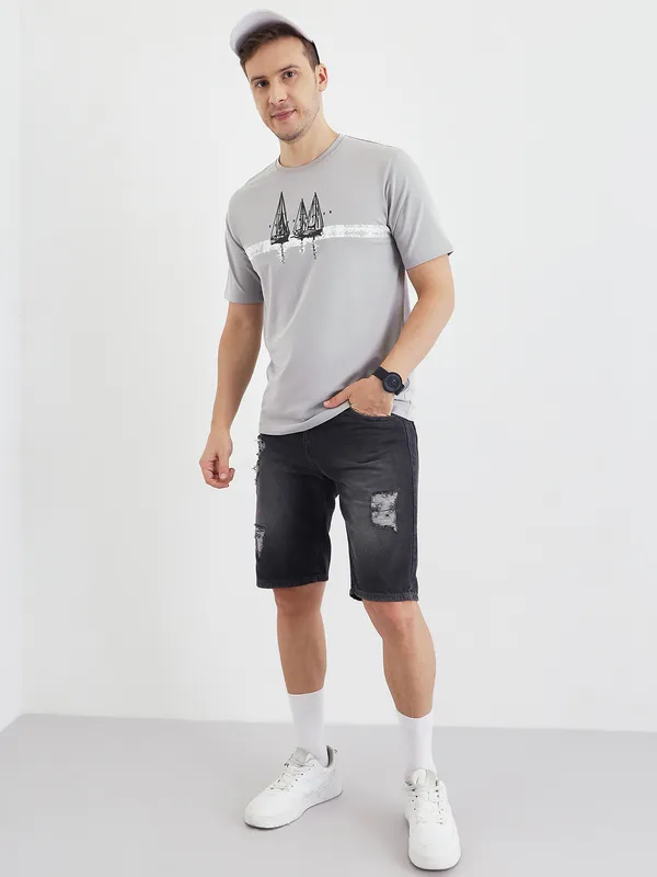 Grey_Cotton_Printed_T-Shirt_For_Men